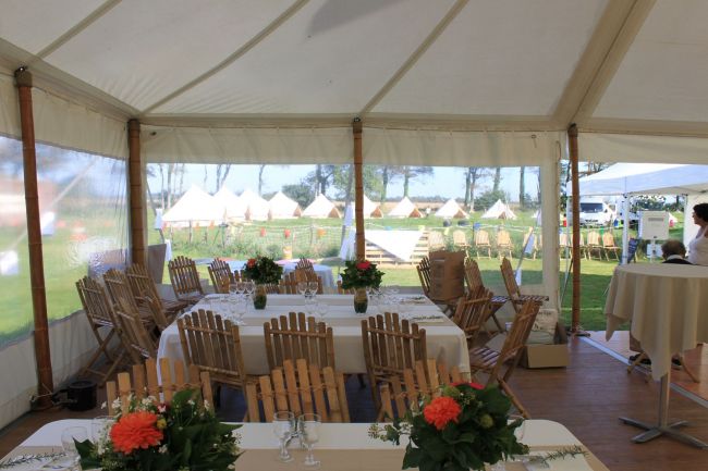 Tente Bambou, Chaises Bambou